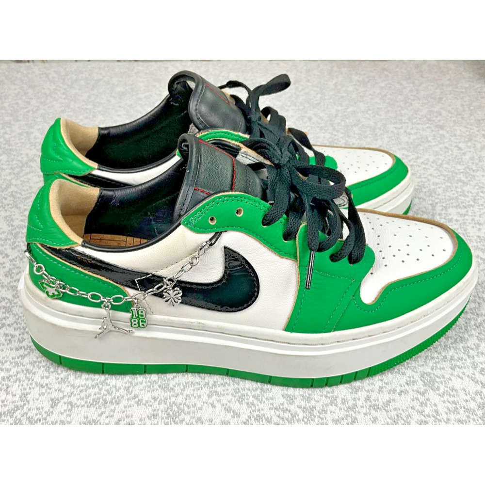 Jordan 1 Elevate Low SE Lucky Green Women's 9 Platform DQ8394-301 Lucky Lows